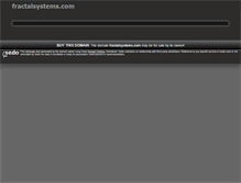 Tablet Screenshot of fractalsystems.com